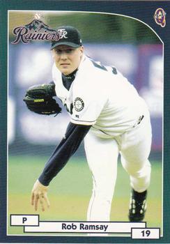 2000 Blueline Q-Cards Tacoma Rainiers #20 Rob Ramsay Front