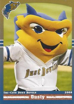 2008 Grandstand Tri-City Dust Devils #40 Dusty Front
