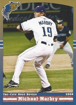 2008 Grandstand Tri-City Dust Devils #16 Michael Marbry Front