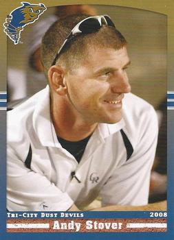 2008 Grandstand Tri-City Dust Devils #34 Andy Stover Front