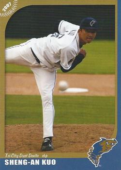 2007 Grandstand Tri-City Dust Devils #18 Sheng-An Kuo Front