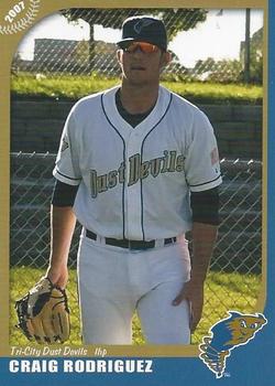 2007 Grandstand Tri-City Dust Devils #32 Craig Rodriguez Front