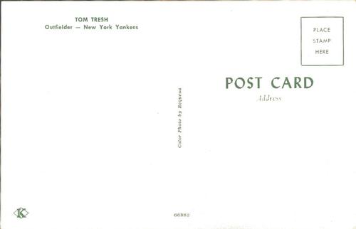1964-68 Requena Pan American Photo Postcards #NNO Tom Tresh Back