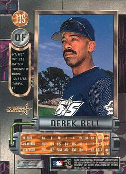 1997 Metal Universe #135 Derek Bell Back
