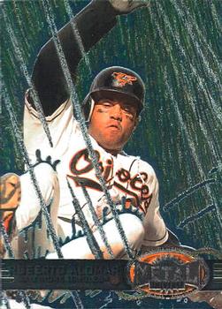 1997 Metal Universe #1 Roberto Alomar Front