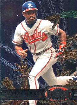 1997 Metal Universe #29 Marquis Grissom Front