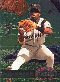 1997 Metal Universe #79 Eric Young Front