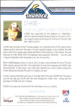 2014 Brandt Trenton Thunder #35 Chase Back