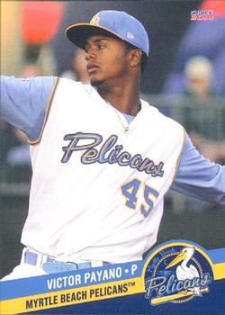2014 Choice Myrtle Beach Pelicans #23 Victor Payano Front