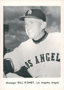1961 Jay Publishing Los Angeles Angels #NNO Bill Rigney Front