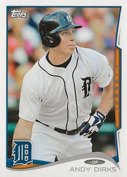 2014 Topps Detroit Tigers #DET-5 Andy Dirks Front