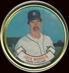 1987 Topps Coins #18 Jack Morris Front