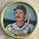 1987 Topps Coins #4 Wade Boggs Front