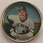 1987 Topps Coins #10 Rob Deer Front