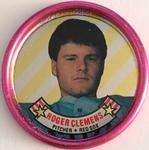 1988 Topps Coins #2 Roger Clemens Front