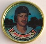 1988 Topps Coins #14 Mike Greenwell Front