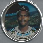 1988 Topps Coins #44 Dion James Front