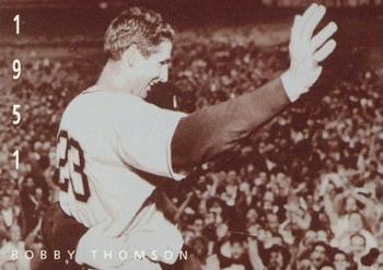1994 Upper Deck Baseball: The American Epic - Little Debbie #LD10 Bobby Thomson Front