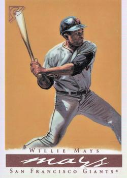 2003 Topps Gallery Hall of Fame - Artist's Proofs #1 Willie Mays Front