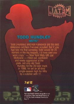 1997 Metal Universe - Blast Furnace #7 Todd Hundley Back