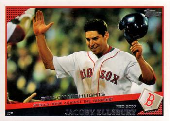 2009 Topps Updates & Highlights #UH15 Jacoby Ellsbury Front