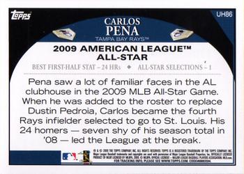 2009 Topps Updates & Highlights #UH86 Carlos Pena Back