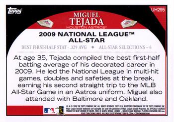 2009 Topps Updates & Highlights #UH295 Miguel Tejada Back
