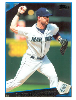 2009 Topps Updates & Highlights #UH223 Jack Hannahan Front