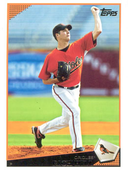 2009 Topps Updates & Highlights #UH29 Rich Hill Front
