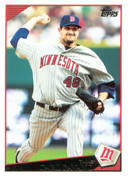 2009 Topps Updates & Highlights #UH40 Carl Pavano Front