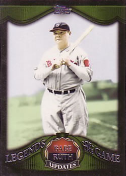 2009 Topps Updates & Highlights - Legends of the Game #LGU18 Babe Ruth Front
