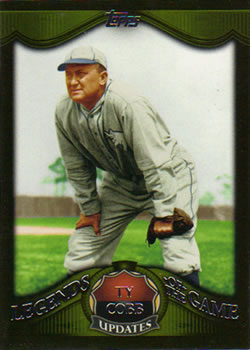 2009 Topps Updates & Highlights - Legends of the Game #LGU4 Ty Cobb Front