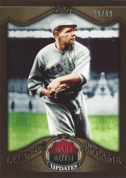 2009 Topps Updates & Highlights - Legends of the Game Gold #LGU6 Babe Ruth Front