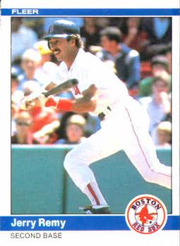 1984 Fleer #407 Jerry Remy Front