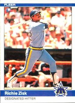 1984 Fleer #625 Richie Zisk Front