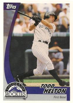 2002 Topps Post Cereal #11 Todd Helton Front