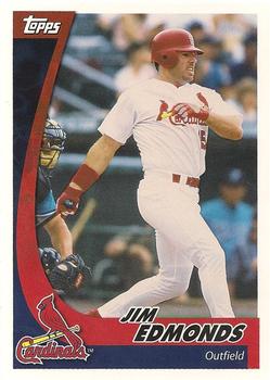 2002 Topps Post Cereal #5 Jim Edmonds Front
