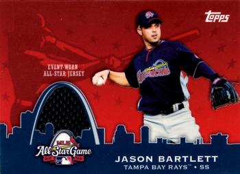 2009 Topps Updates & Highlights - All-Star Stitches #AST-58 Jason Bartlett Front