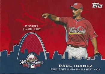 2009 Topps Updates & Highlights - All-Star Stitches #AST-18 Raul Ibanez Front