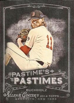 2014 Topps Allen & Ginter - Pastime's Pastimes #PP-CB Clay Buchholz Front