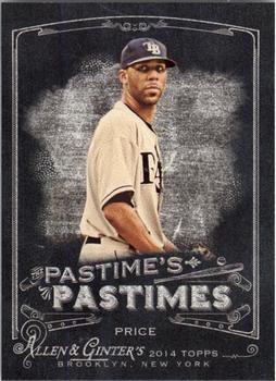 2014 Topps Allen & Ginter - Pastime's Pastimes #PP-DPR David Price Front