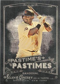 2014 Topps Allen & Ginter - Pastime's Pastimes #PP-PS Pablo Sandoval Front