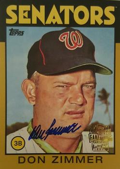 2014 Topps Archives - Fan Favorites Autographs Gold #FFA-DZ Don Zimmer Front