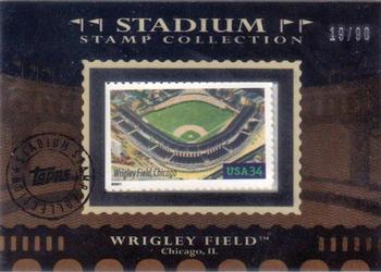 2009 Topps Updates & Highlights - Stadium Stamp Collection #SSC3 Wrigley Field Front