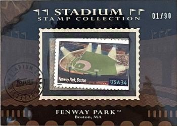 2009 Topps Updates & Highlights - Stadium Stamp Collection #SSC9 Fenway Park Front
