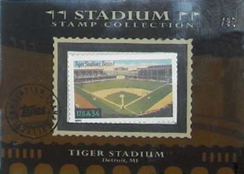 2009 Topps Updates & Highlights - Stadium Stamp Collection #SSC5 Tiger Stadium Front
