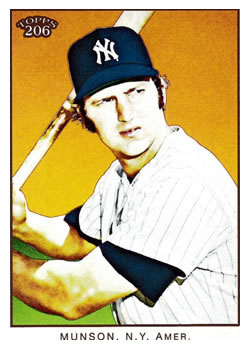 2009 Topps 206 #NNO Thurman Munson Front