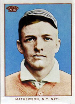 2009 Topps 206 #NNO Christy Mathewson Front