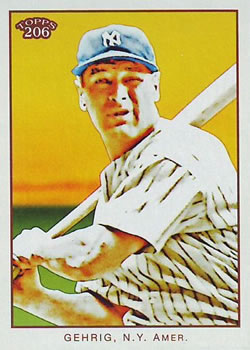 2009 Topps 206 #271 Lou Gehrig Front
