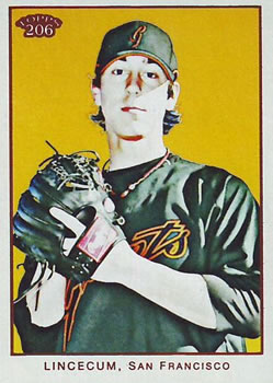 2009 Topps 206 #NNO Tim Lincecum Front
